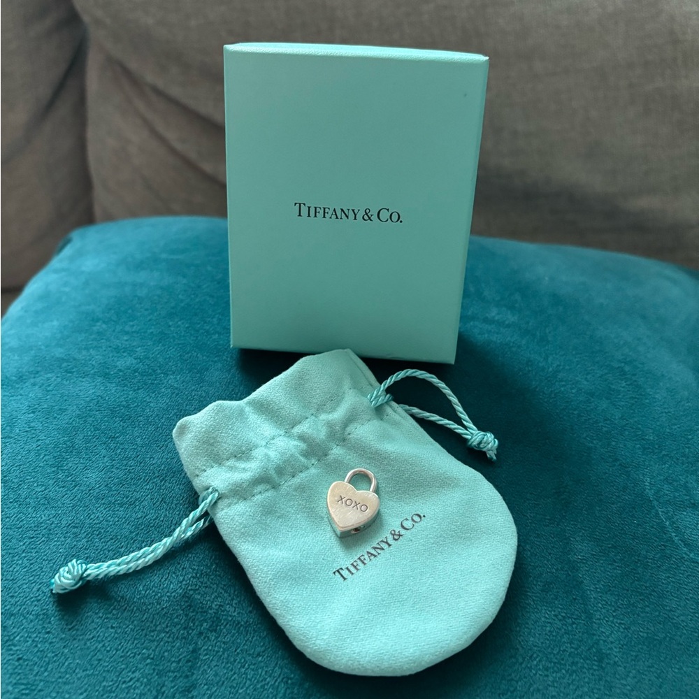 Tiffany & Co. XOXO 925 Silver Padlock Charm